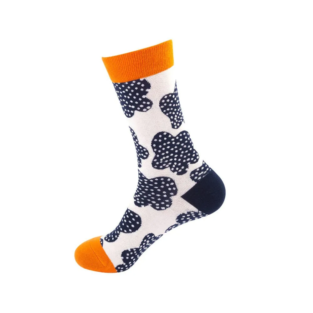 Mox JT Printed Autumn Funny Socks - Multi Color Optional