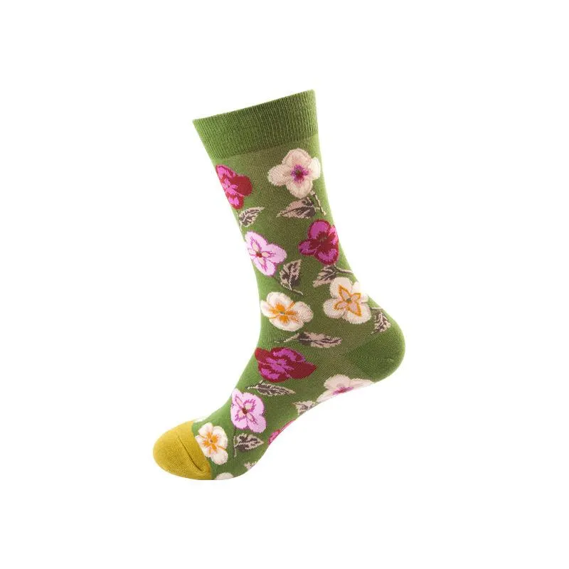 Mox JT Printed Autumn Funny Socks - Multi Color Optional