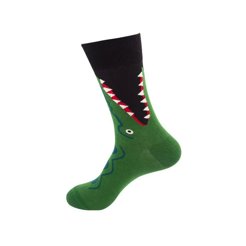 Mox JT Printed Autumn Funny Socks - Multi Color Optional