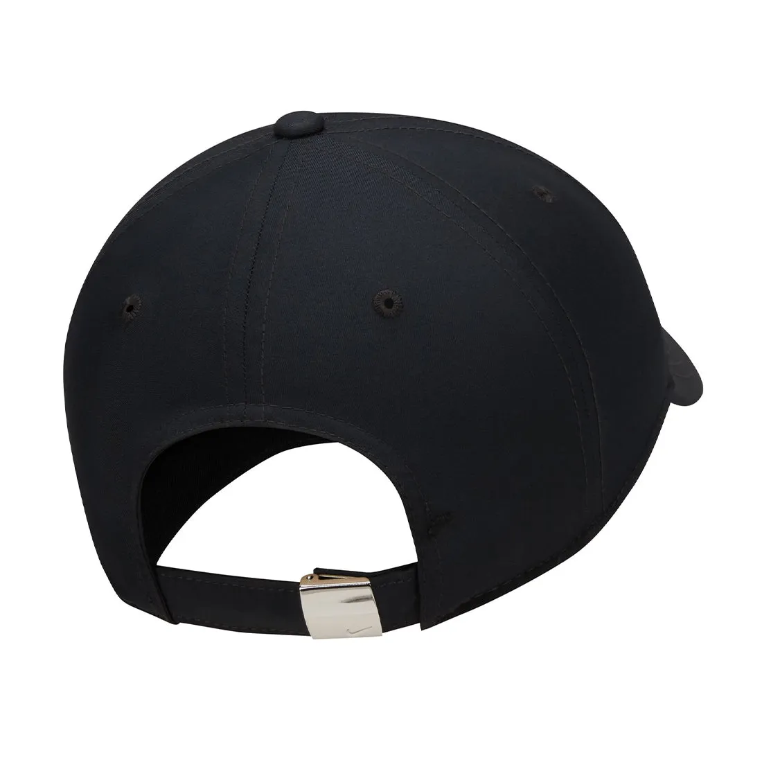 NIKE DRI-FIT CLUB UNSTRUCTURED METAL SWOOSH CAP BLACK