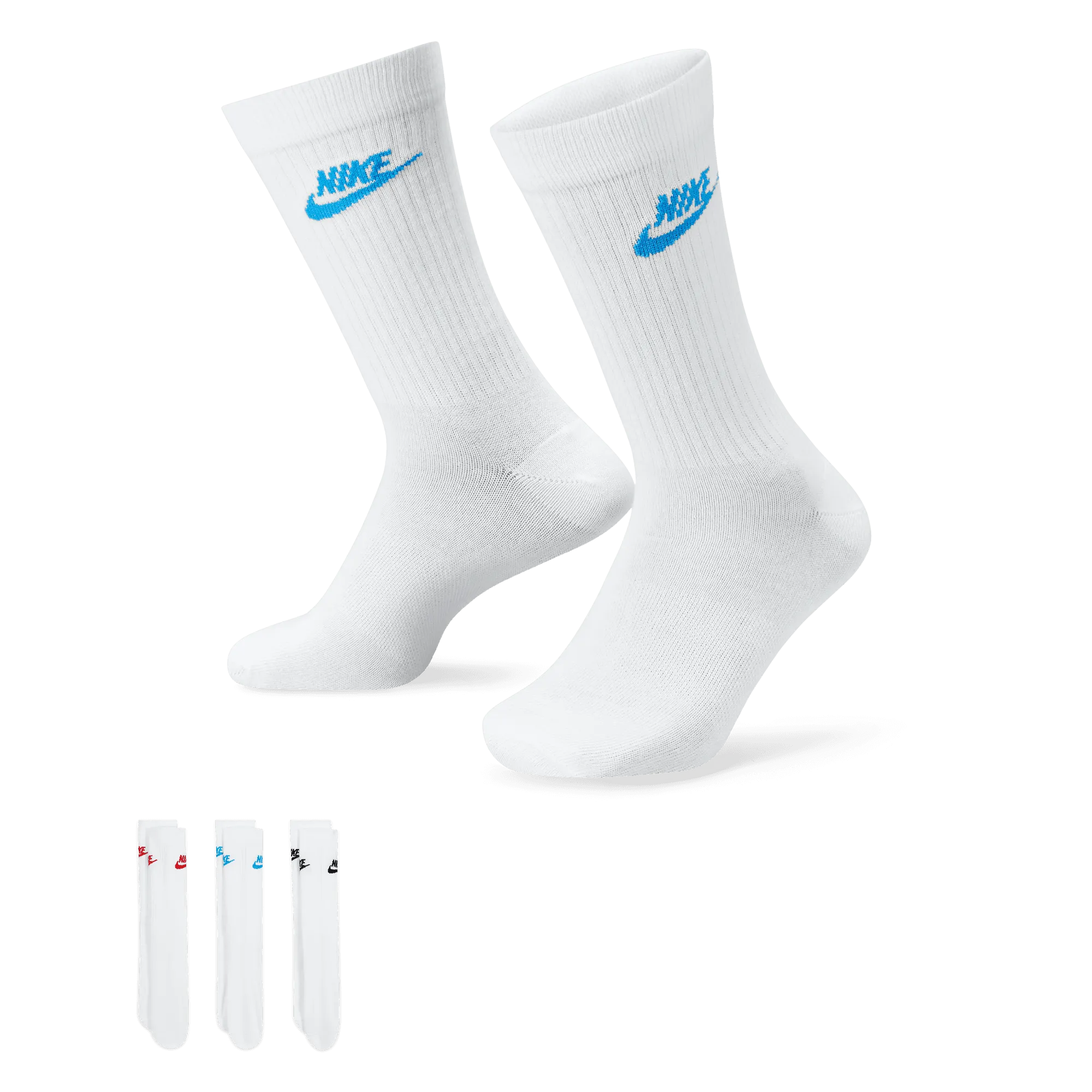 Nike Sportswear Everyday Essential Crew Socks (3 Pairs) DX5025-911