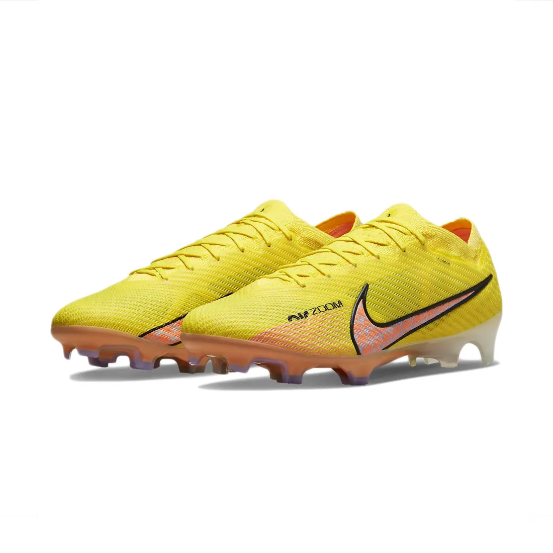 NIKE ZOOM MERCURIAL VAPOR 15 ELITE FG FIRM GROUND FOOTBALL BOOTS YELLOW