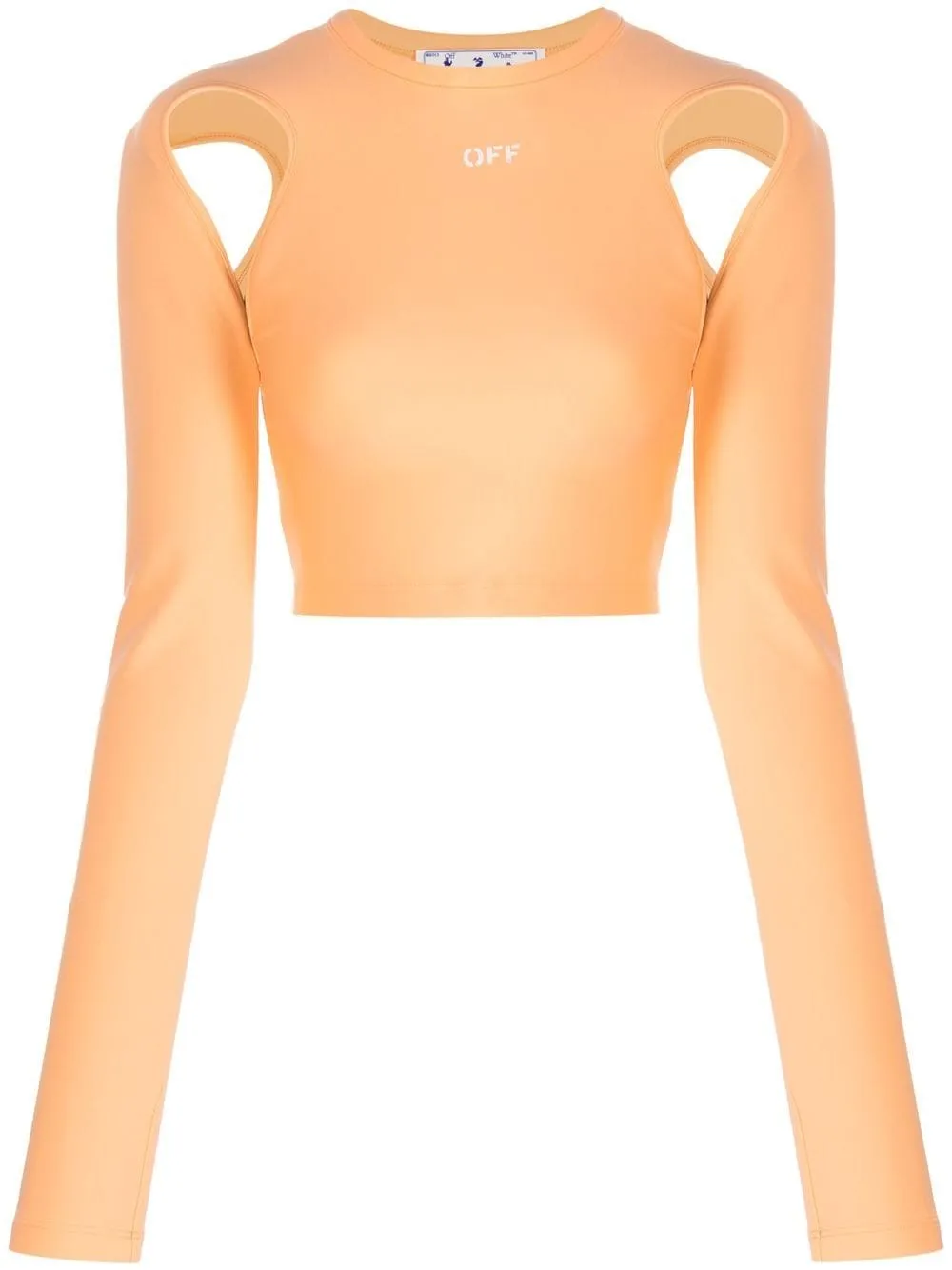 Off White Top Orange