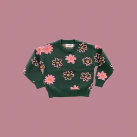 Origami Doll Floral Kids' Jumper