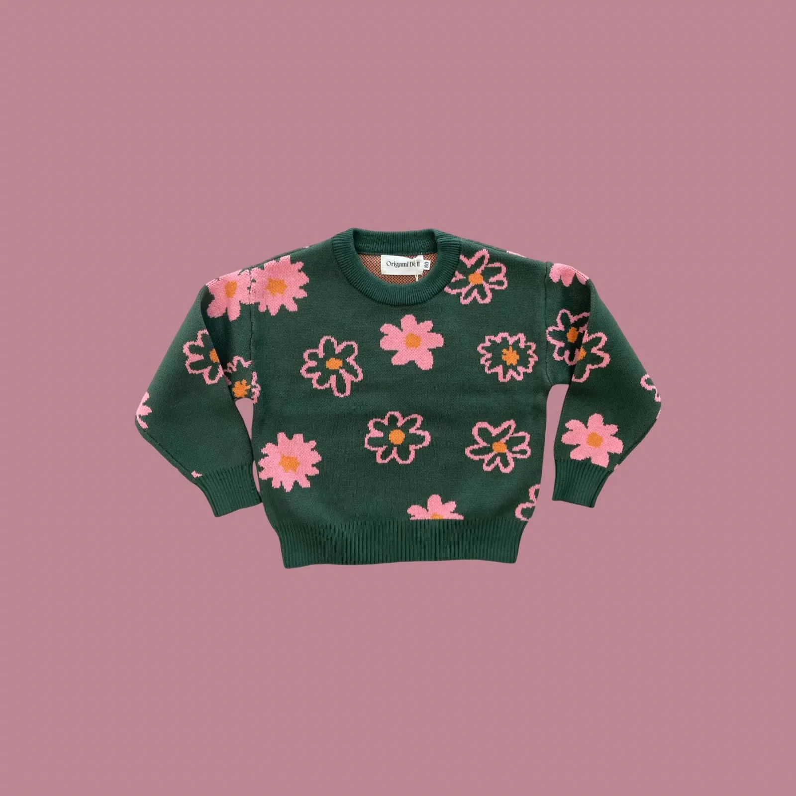 Origami Doll Floral Kids' Jumper