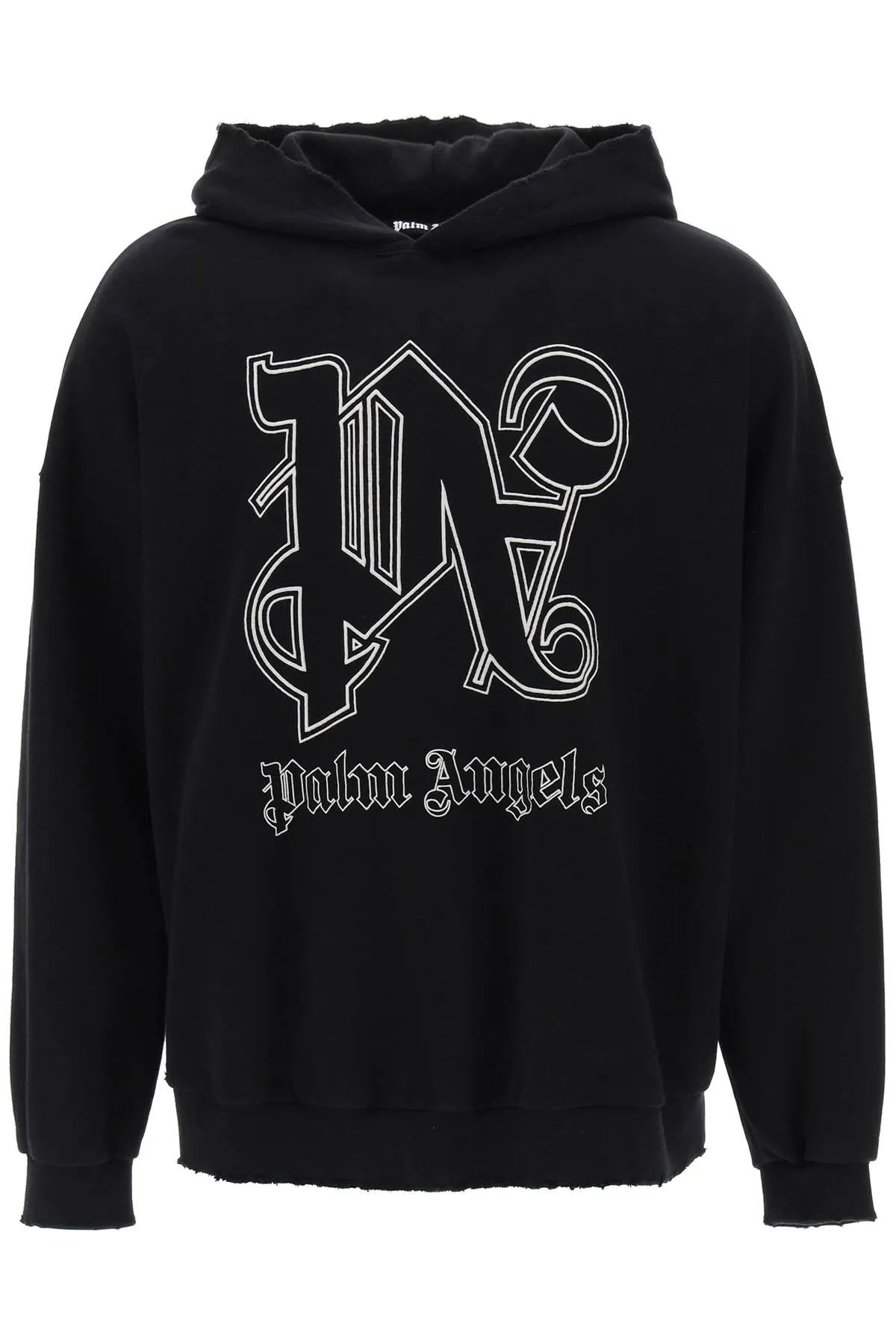 Palm angels pa monogram statement hoodie