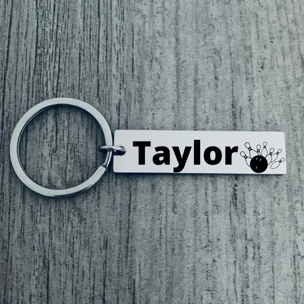 Personalized Bowling Keychain - Pick Style