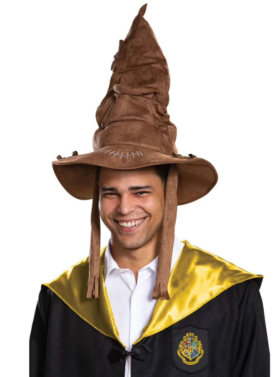 Plush Brown Adults Harry Potter Sorting Hat Costume Accessory