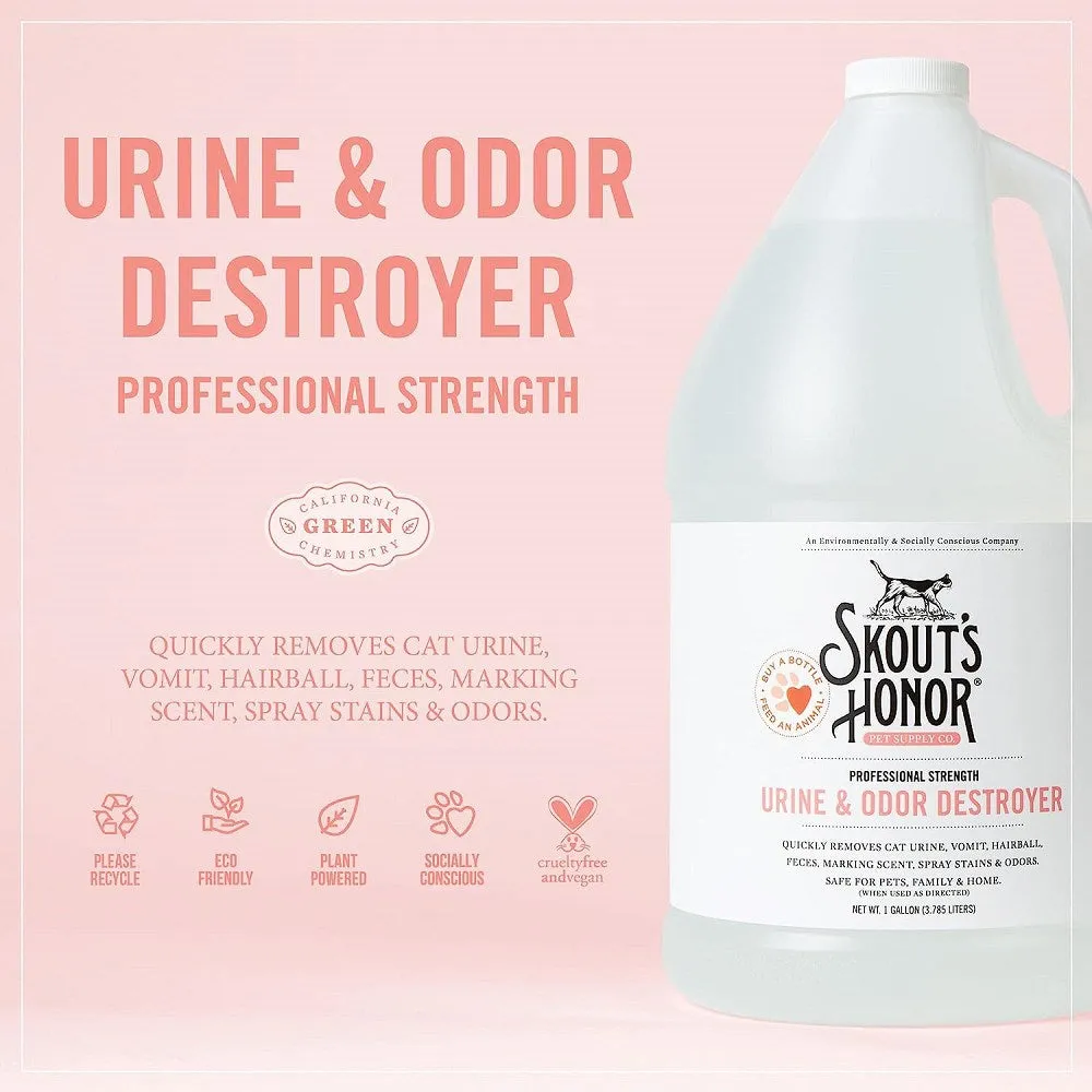 Professional Strength Stain & Odor Destroyer for Cats