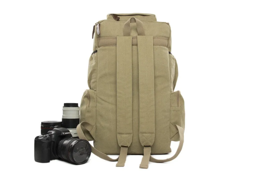 Rice Yellow Maxi Camera Backpack DSLR Canvas Bag Professional Camera Backpack DN26S