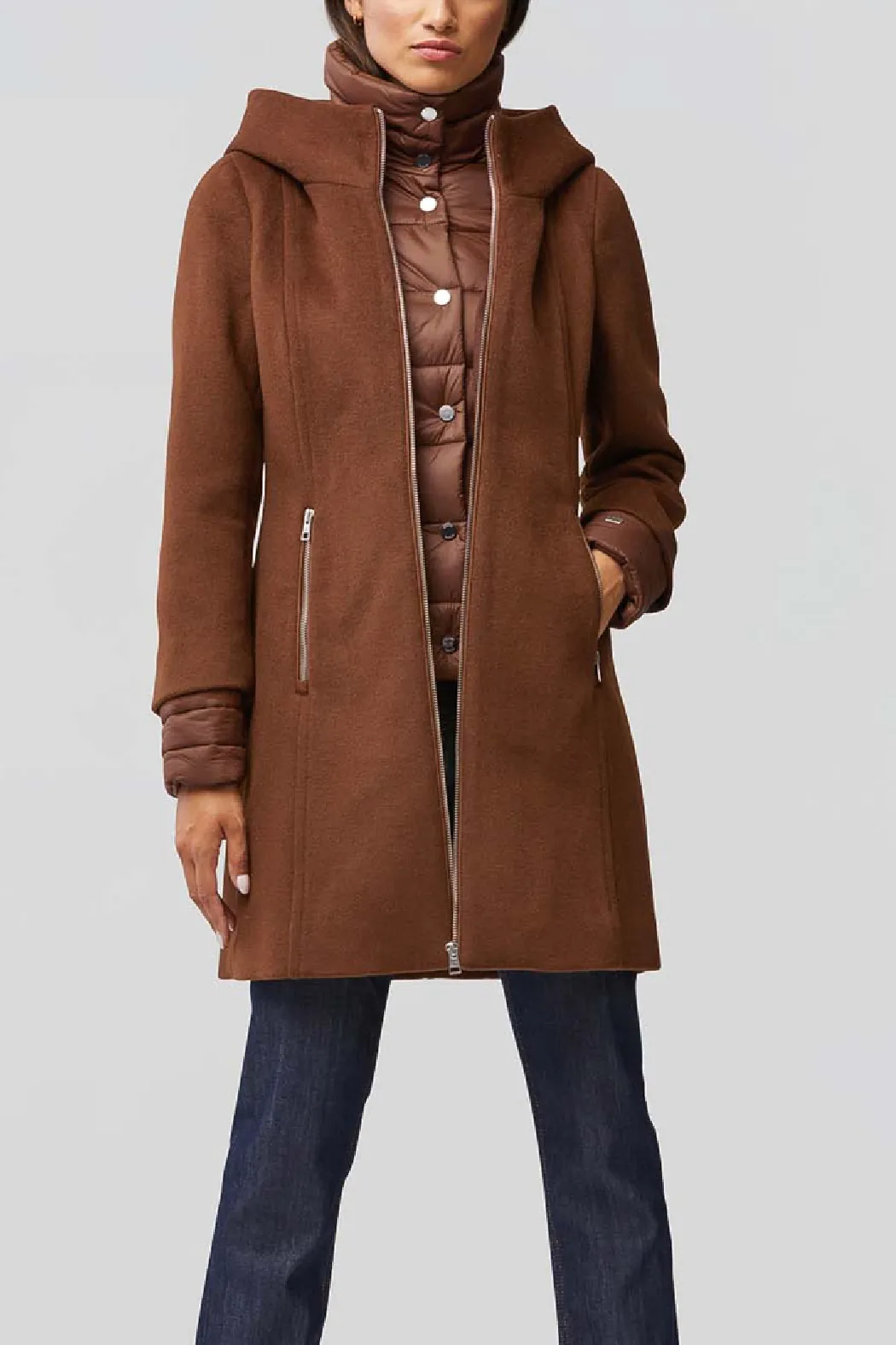 Rooney-N Wool Coat with Puffy Collar