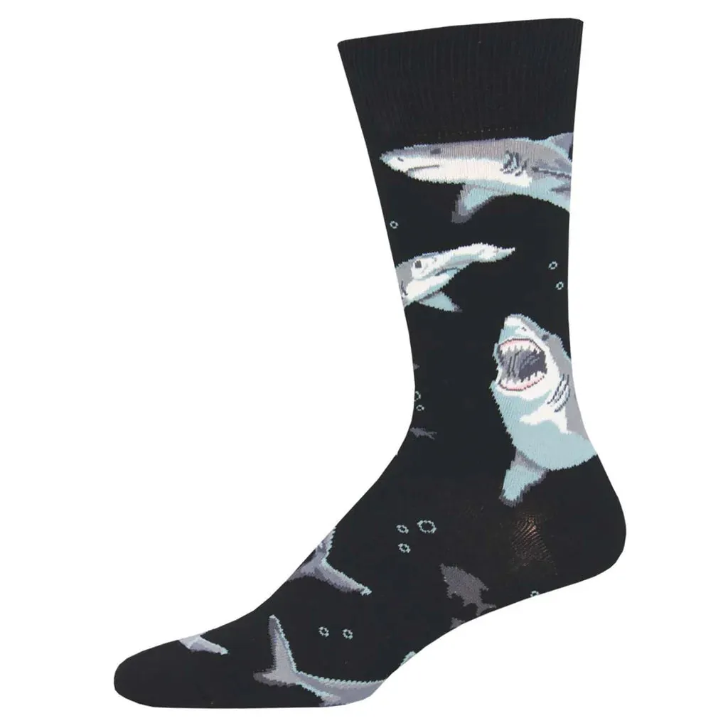 Shark Chums There Men's Crew Sock