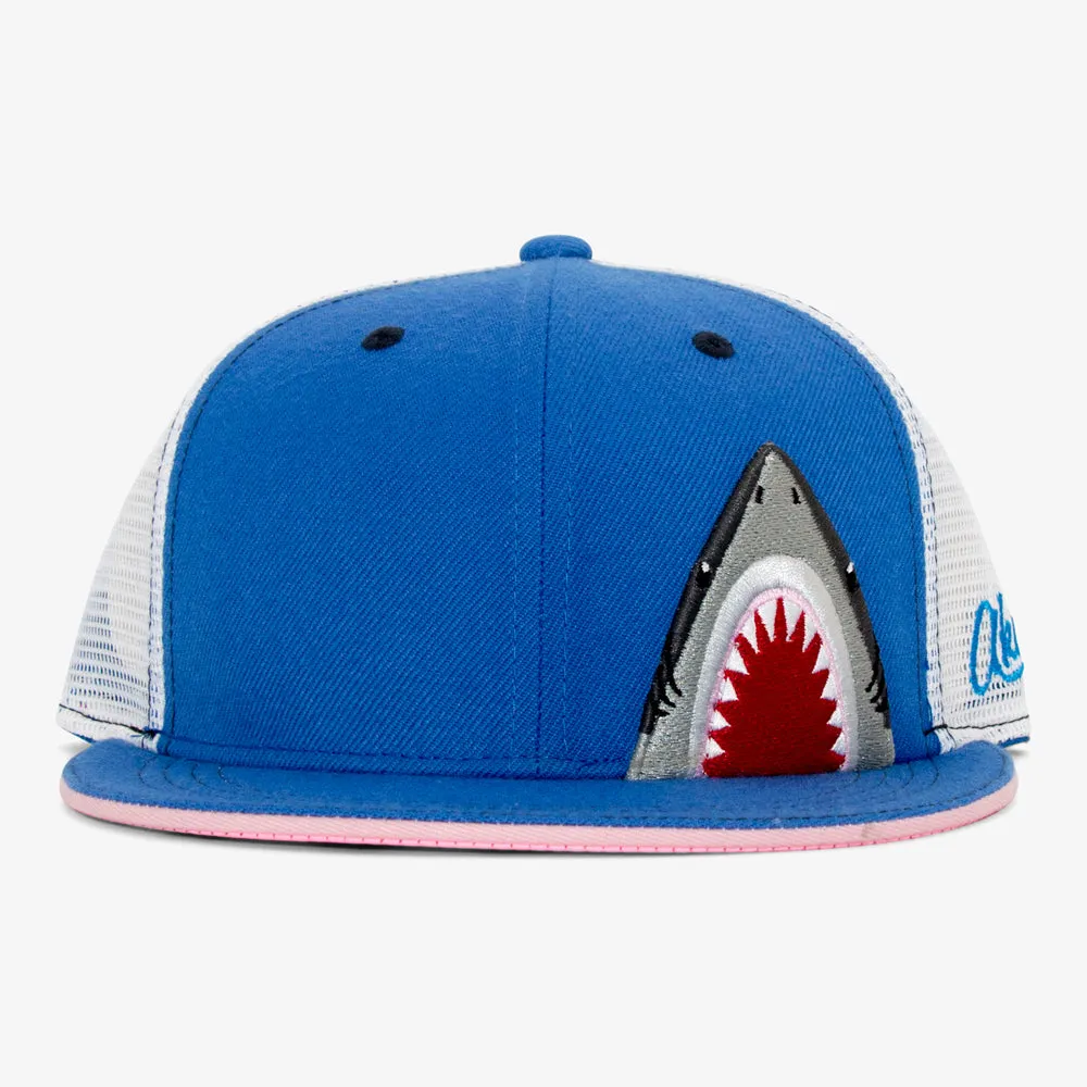 Shark Flatbill Snapback Hat