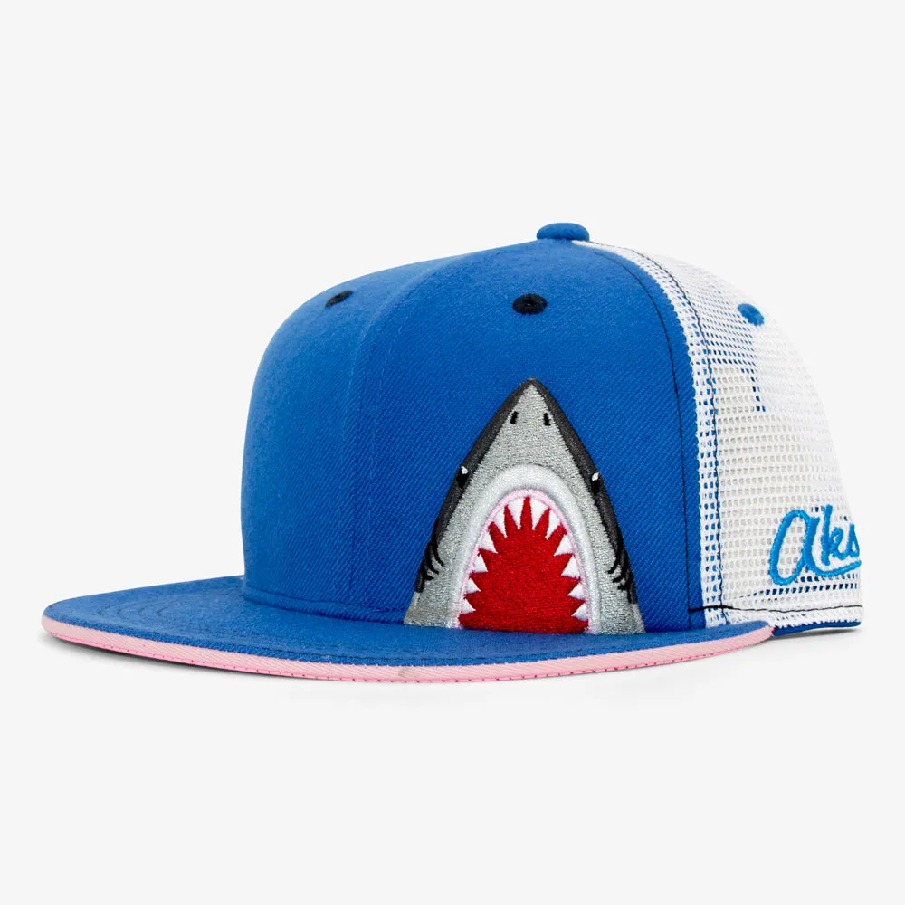 Shark Flatbill Snapback Hat