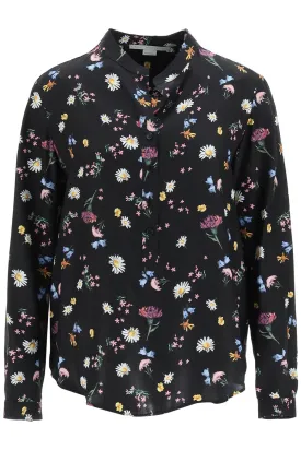 Stella mccartney silk floral blouse