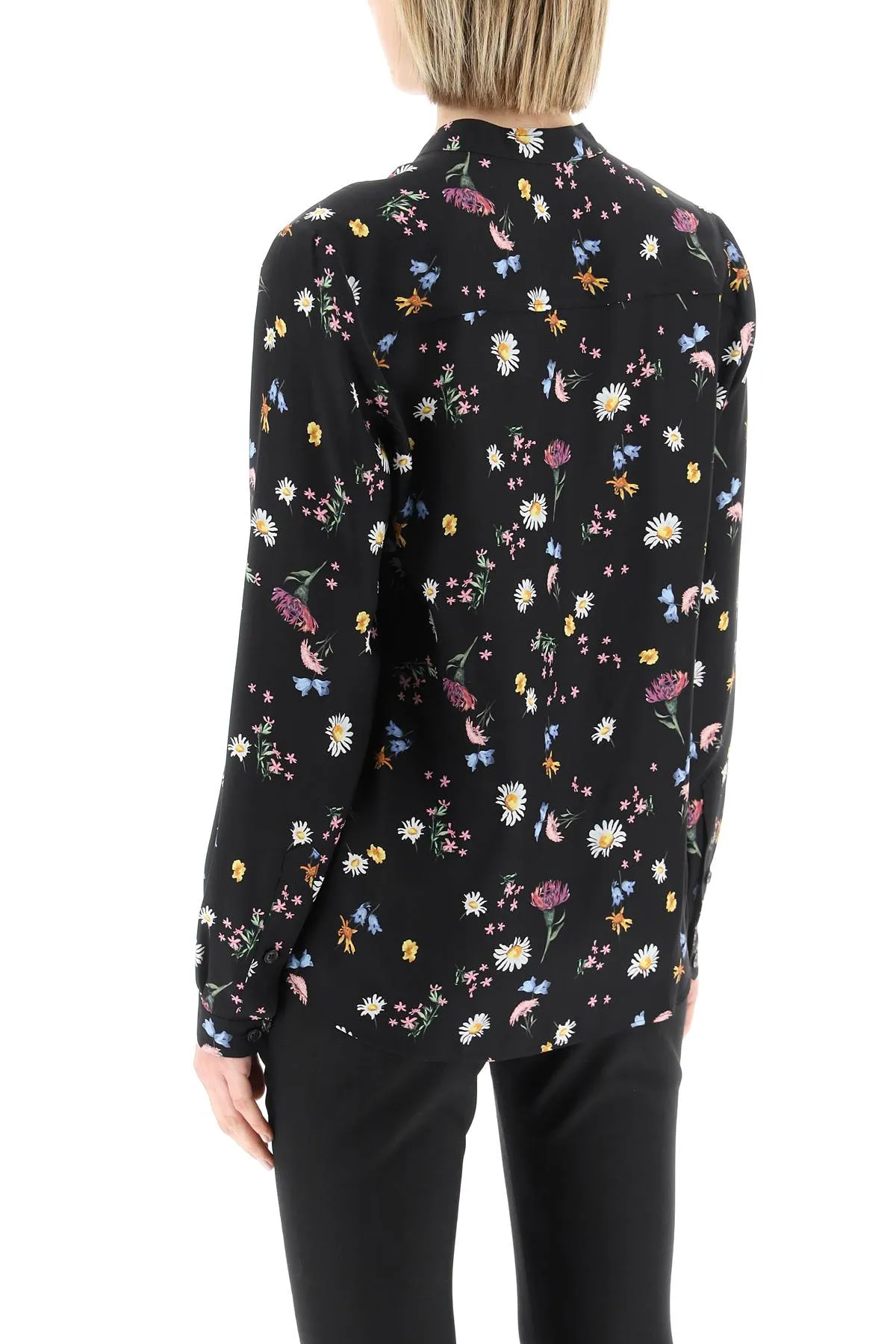 Stella mccartney silk floral blouse