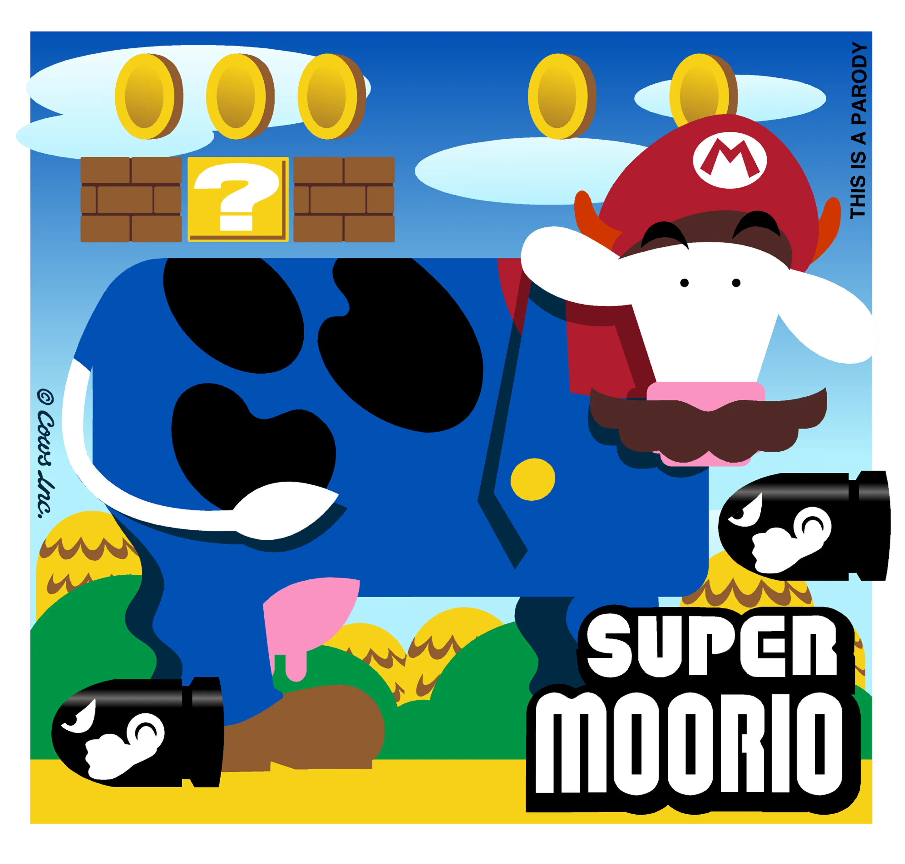 Super MOOrio COWS Classic T