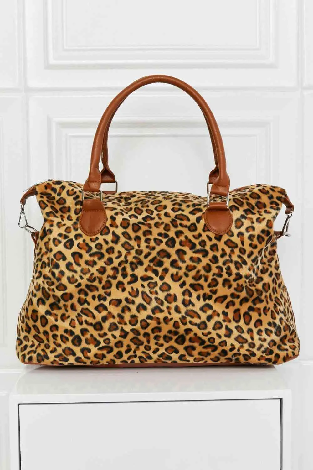 TEEK - Animal Print Brushed Weekender Bag