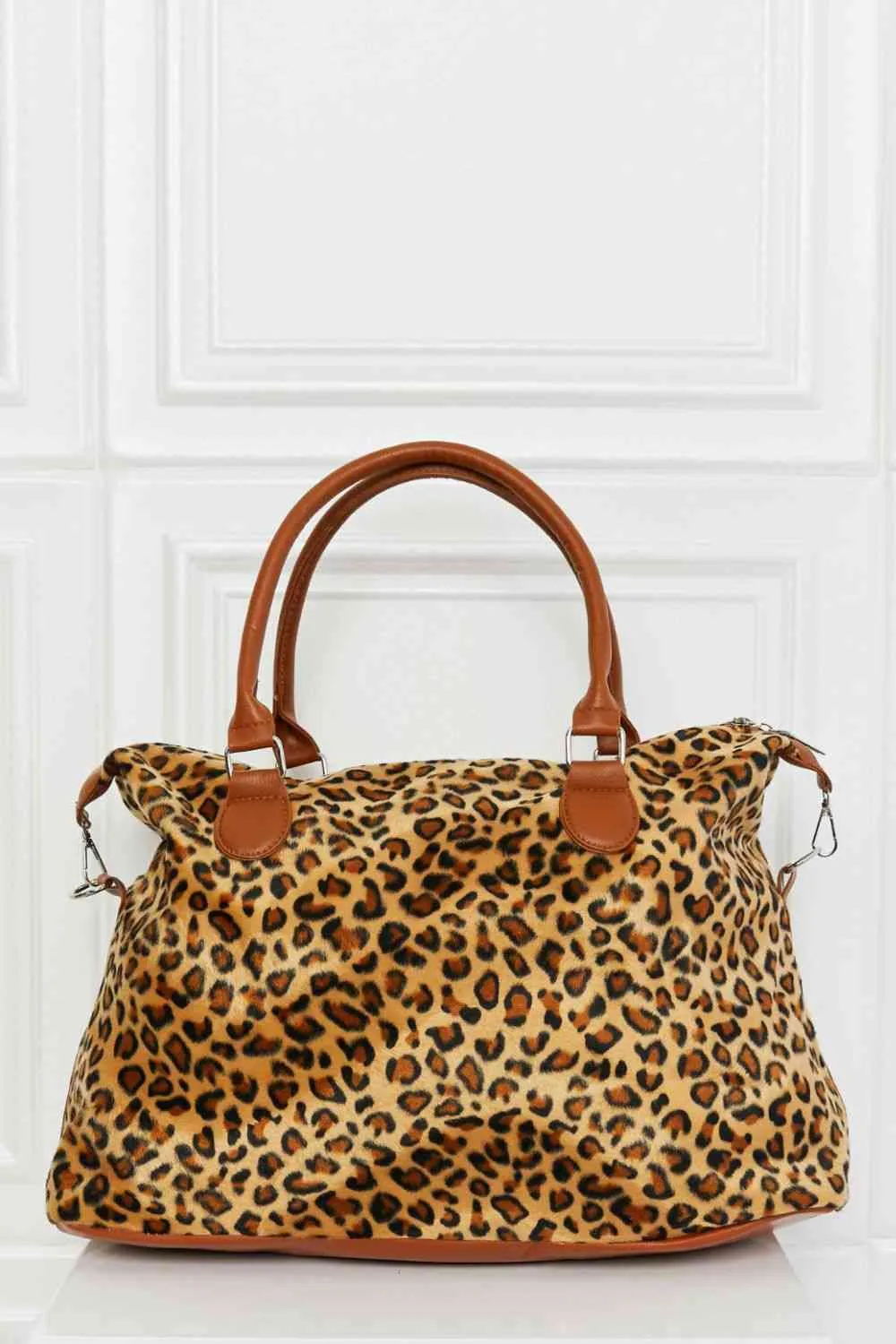 TEEK - Animal Print Brushed Weekender Bag