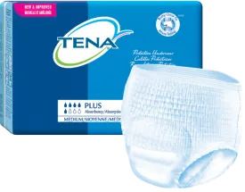 Tena 72633 Protective Underwear Plus Absorbency, Large, 114 - 147cm (45 - 58") White