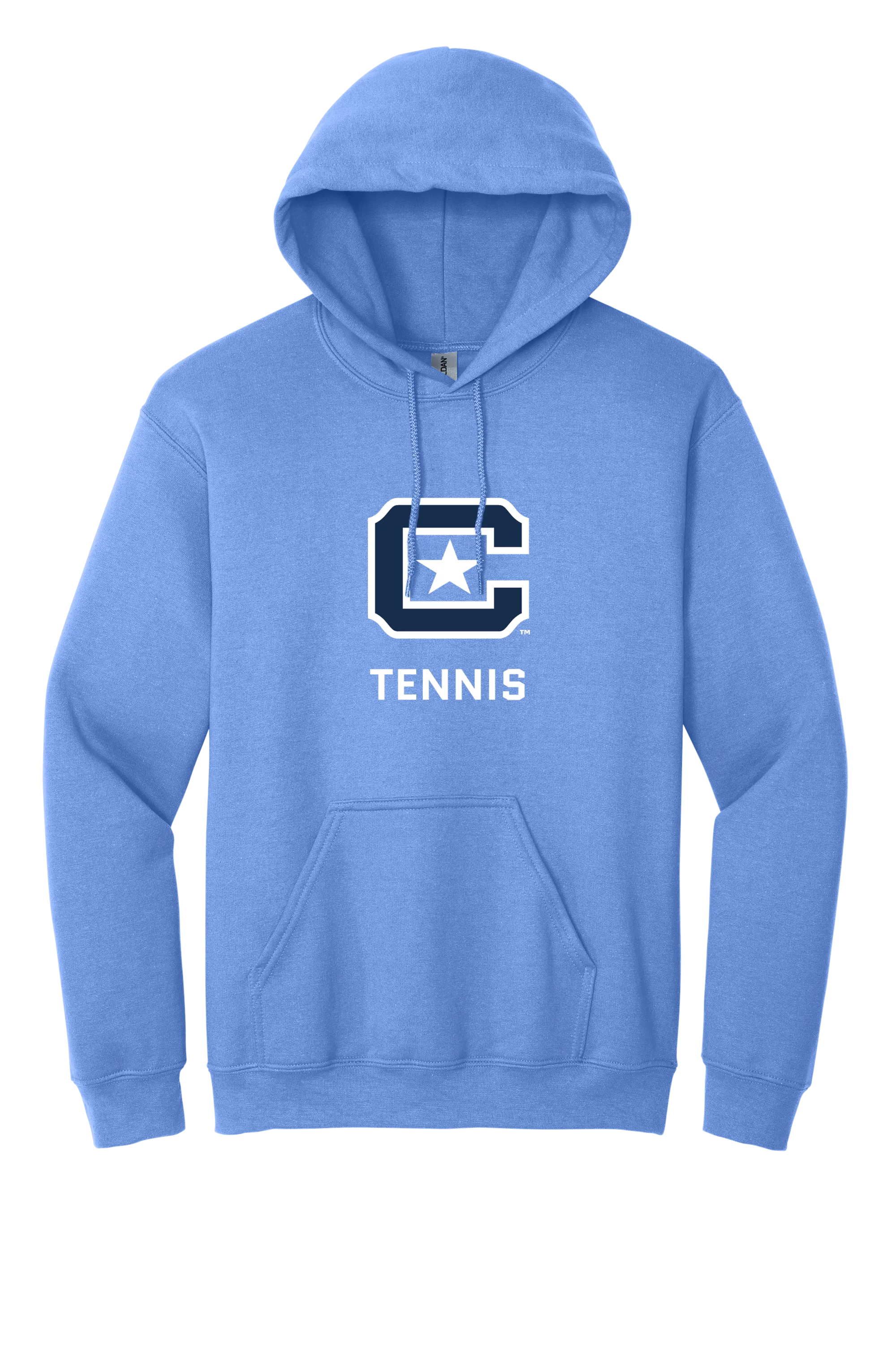 The Citadel Block C Star logo, Sports - Tennis,  Heavy Blend™ Hooded Unisex Sweatshirt