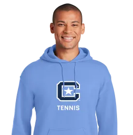 The Citadel Block C Star logo, Sports - Tennis,  Heavy Blend™ Hooded Unisex Sweatshirt