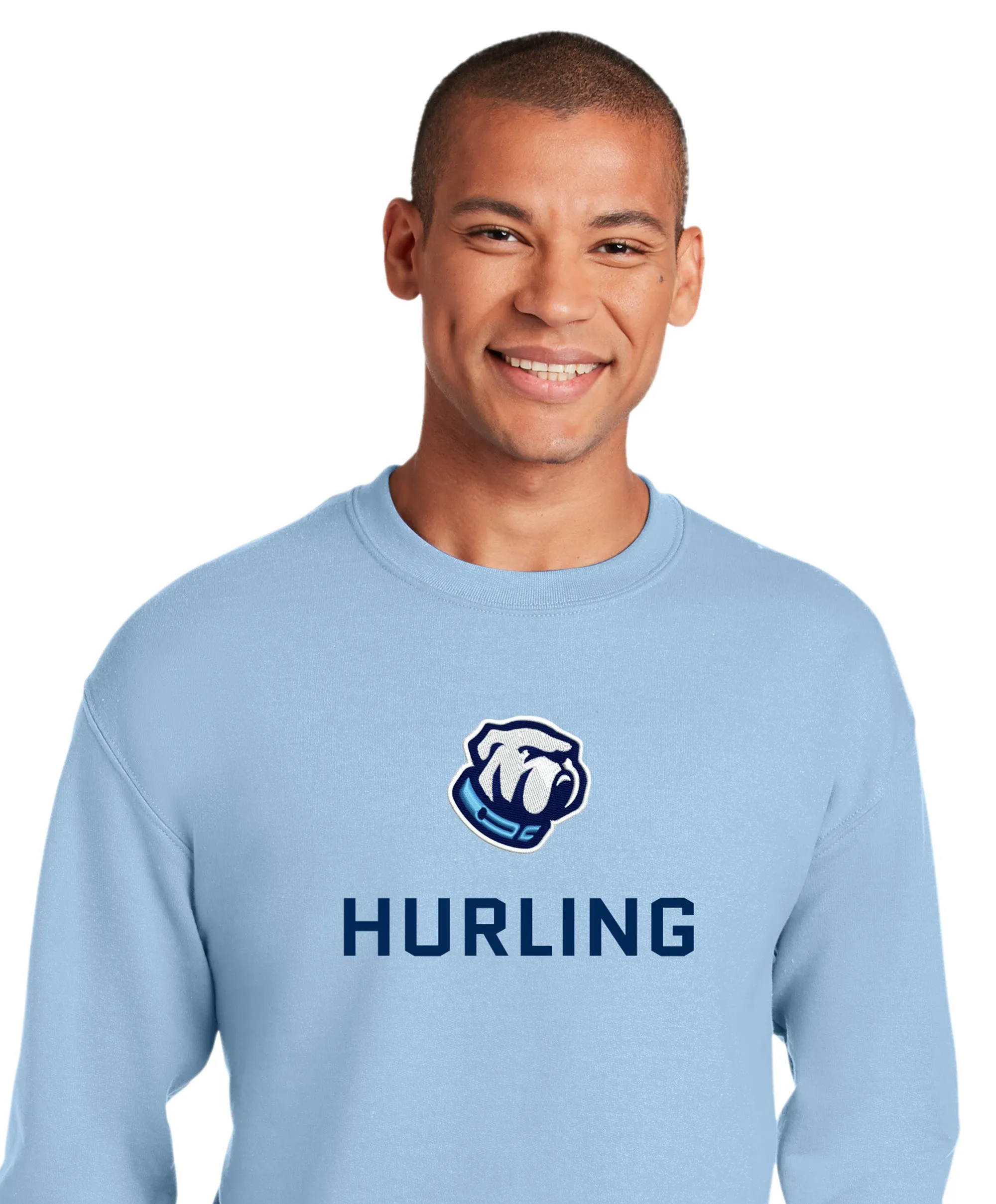 The Citadel Bulldog, Club Sports - Hurling, Embroidered Heavy Blend™ Crewneck Sweatshirt