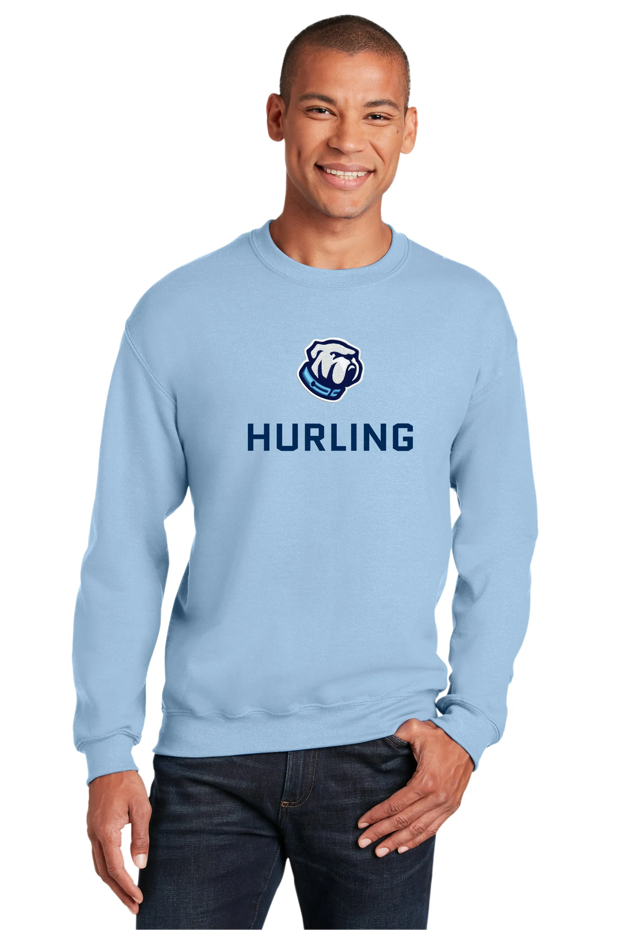 The Citadel Bulldog, Club Sports - Hurling, Embroidered Heavy Blend™ Crewneck Sweatshirt