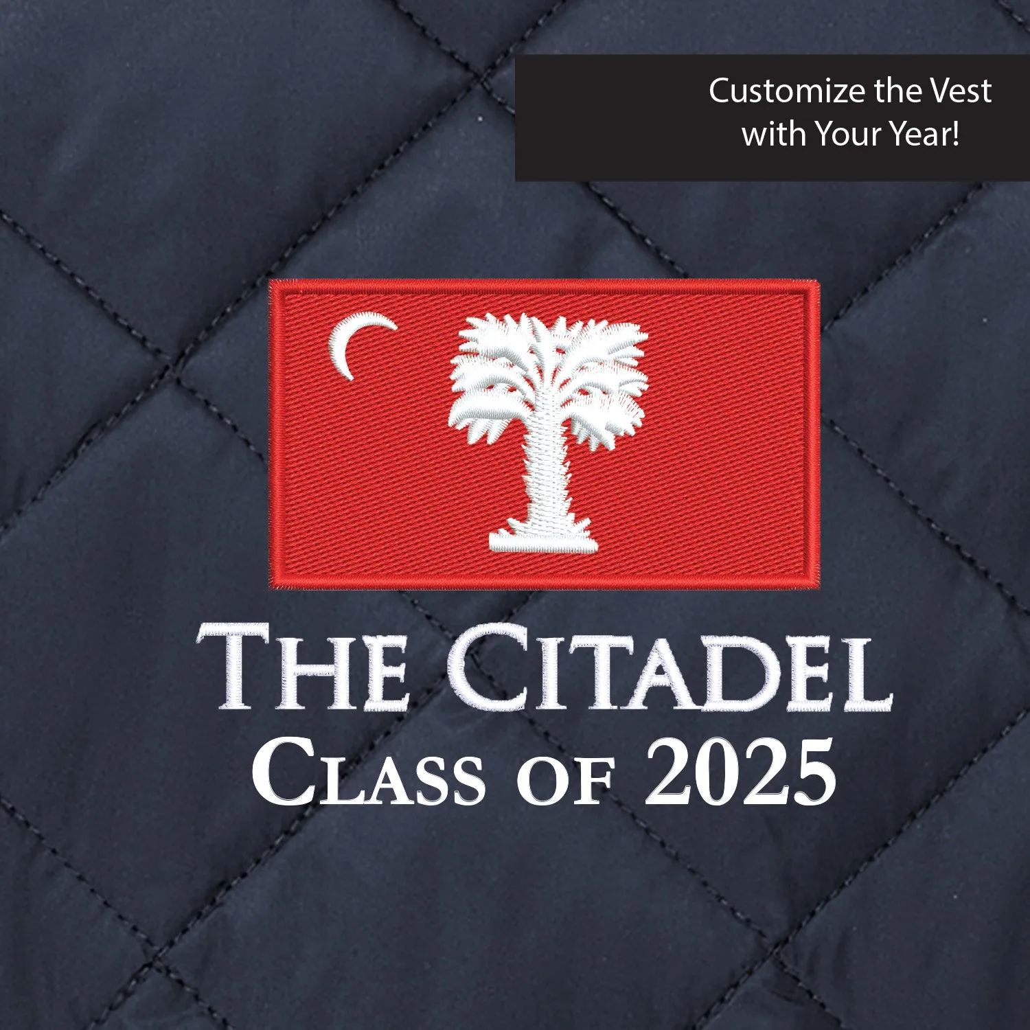 The Citadel, Reunion, Big Red Flag Customizable (Your Year), Brooks Brothers® Quilted Vest