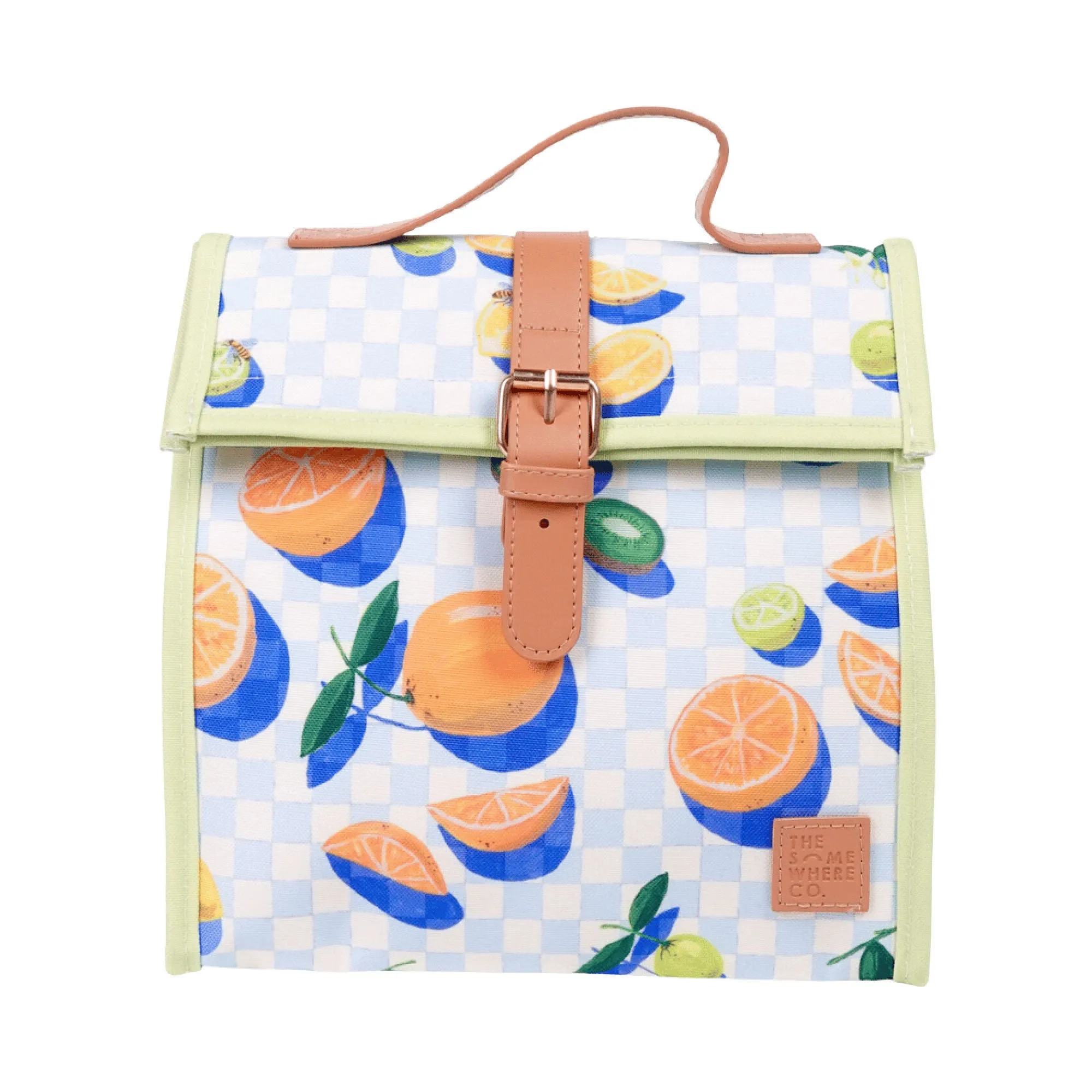 The Somewhere Company - Sorrento Citrus Insulated Lunch Satchel