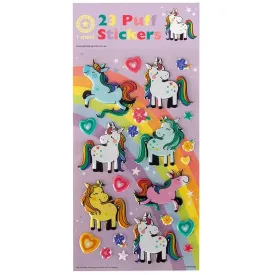 Unicorn Puff Stickers WEB5811