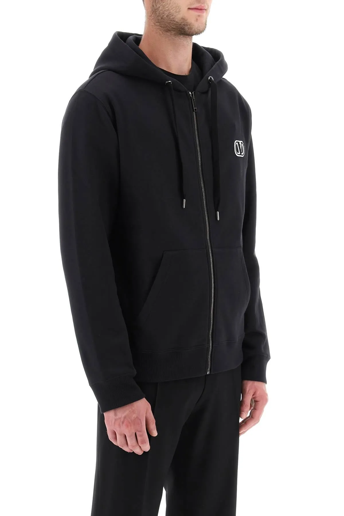 Valentino garavani vlogo full zip hoodie