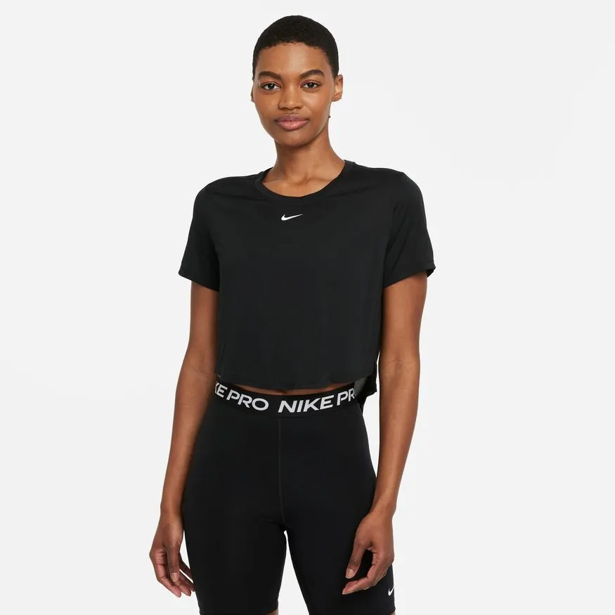 Women's Nike Dri-FIT One  Standard Fit Short-Sleeve Cropped Top