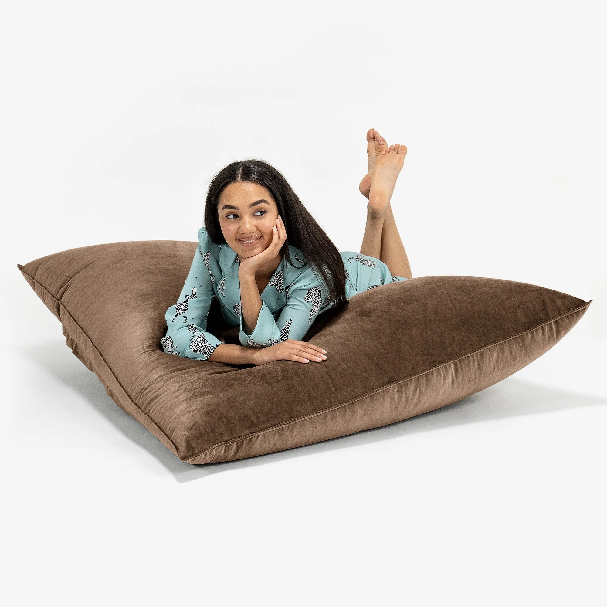 XL Pillow Beanbag - Velvet Espresso